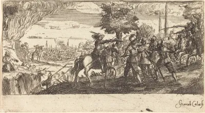 Landscape with Battle Scene