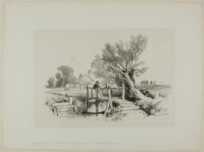 Landscape with Boy Fishing