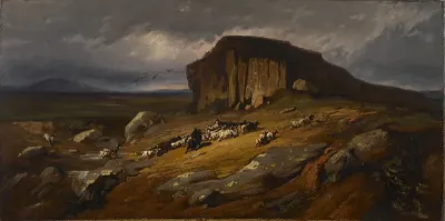 Landscape with Buffalo