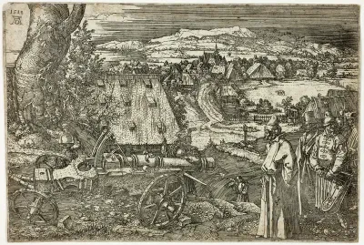Landscape with Cannon