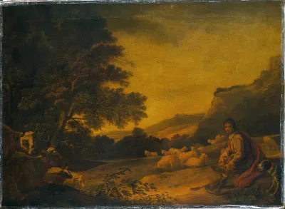 Landscape with Cattle (A Young Sheperd with his Flock)