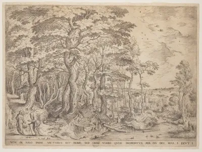 Landscape with Christ