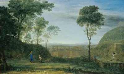 Landscape with Christ Appearing to St. Mary Magdalene ("Noli me tangere")