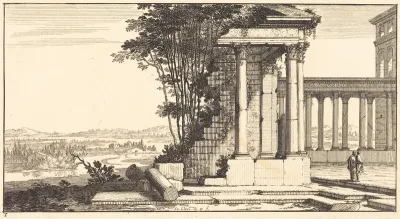Landscape with Classical Ruins