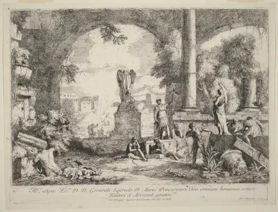 Landscape with Classical Ruins