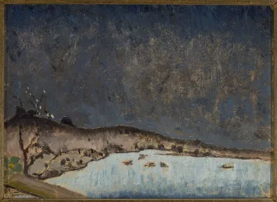 Landscape with clouds