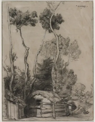 Landscape with Cottages