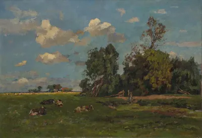 Landscape with Cows