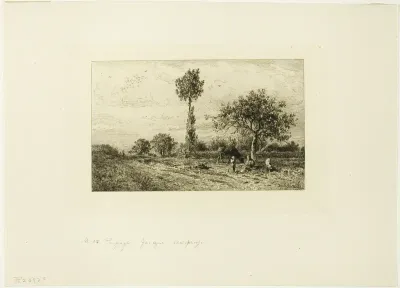 Landscape with Curving Road