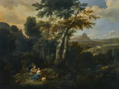 Landscape with Diana and her nymphs