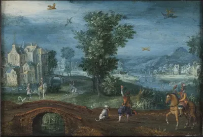 Landscape with Falconers