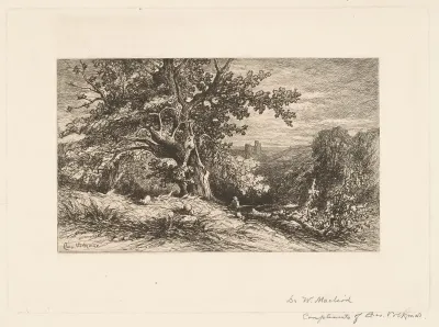 Landscape with Fallen Tree