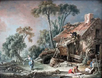 Landscape with Farm house