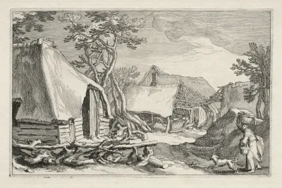Landscape with Farmhouses