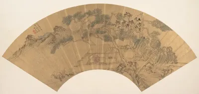 Landscape with figure