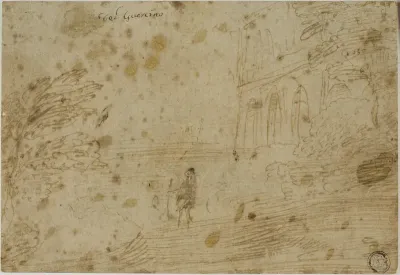 Landscape with Figure and House