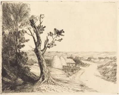Landscape with Haystacks (Le paysage aux meules)