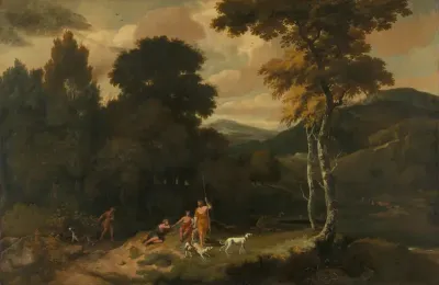 Landscape with Hunters