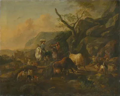 Landscape with Hunters