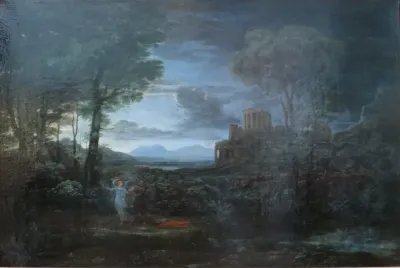 Landscape with Jacob Wrestling with the Angel, or Night