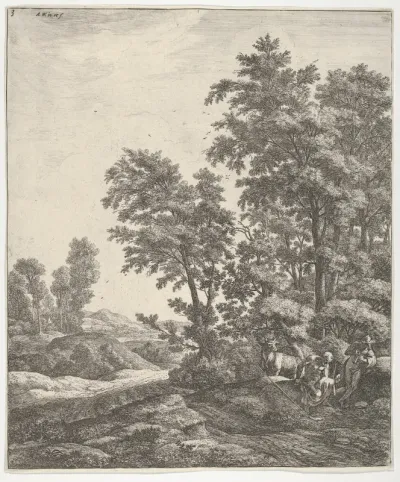 Landscape with Mercury and Argus, from "Six Mythological Scenes"