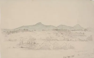 Landscape with Mountain Range