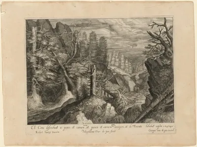 Landscape with Mountains, a River, and Elijah and the Raven
