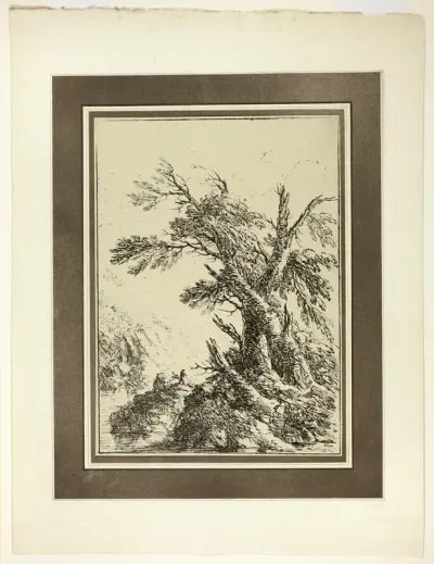 Landscape with Old Trees by Water, from the first issue of Specimens of Polyautography