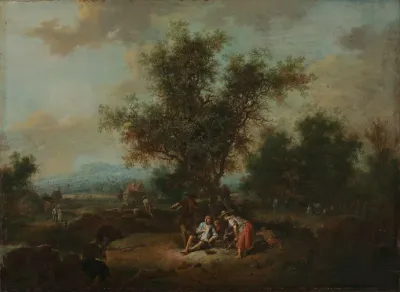 Landscape with Peasants