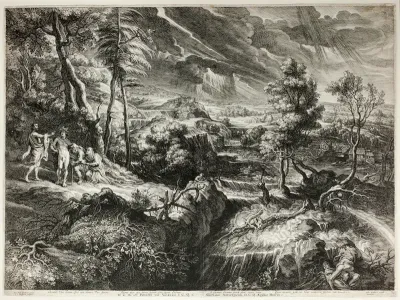 Landscape with Philemon and Baucis, from Large Landscapes