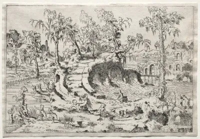 Landscape with Putti