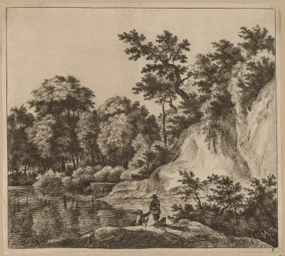 Landscape with River and Rock