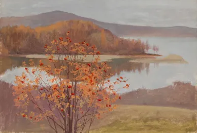 Landscape with Rowan Trees