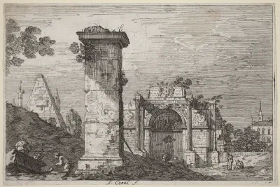 Landscape with Ruined Monuments