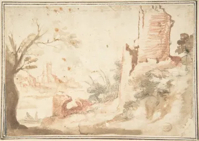 Landscape with Ruined Tower