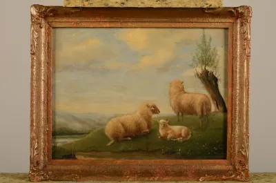 Landscape with sheep