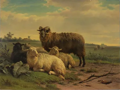 Landscape with Sheep