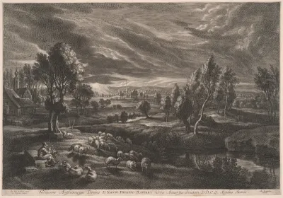 Landscape with Sheep, from The Small Landscapes