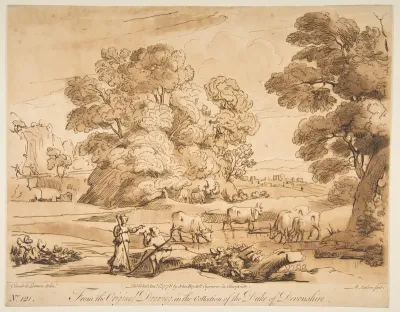 Landscape with Shepherd and Shepherdess