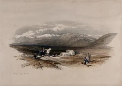 Landscape with site of ancient Sarepta