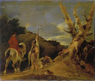 Landscape with Soldier