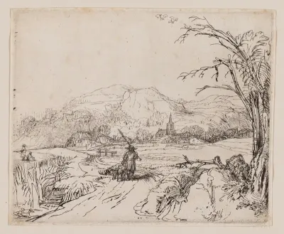 Landscape with Sportsman and Dogs