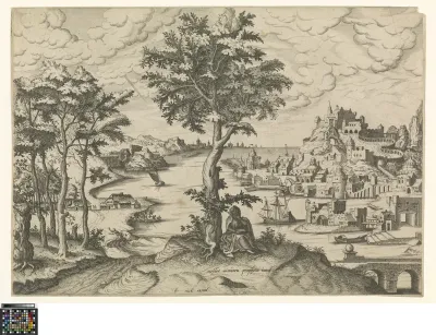 Landscape with the prophet Jonah under the wonder tree