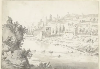 Landscape with the Rhône River Valley, near Vienne