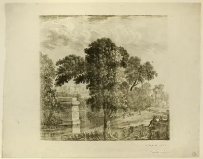 Landscape with Tree