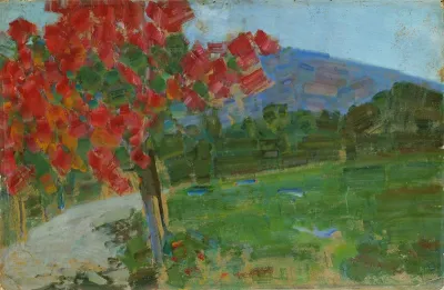 Landscape with tree