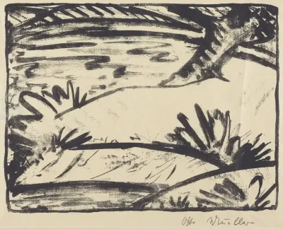 Landscape with Tree and Water (Landschaft mitBaum und Wasser)