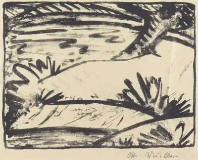 Landscape with Tree and Water