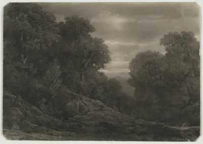 Landscape with Trees