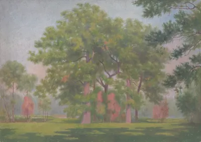 Landscape with Trees